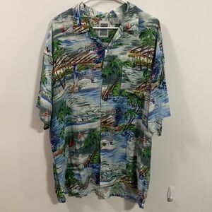 Ocean Current Vintage Original Hawaiian type print Size XL, good condition